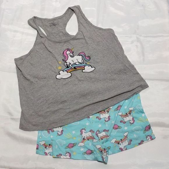 3 for $18 Bobbie Brooks Unicorn Sleepwear Sz 1x - Picture 1 of 5
